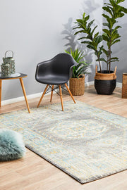 Rhythmic Tuneful Grey Rug
