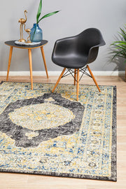 Rhythmic Sweet Charcoal Rug