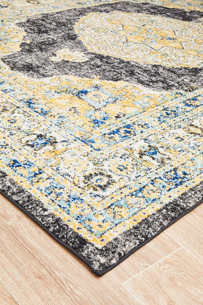 Rhythmic Sweet Charcoal Rug