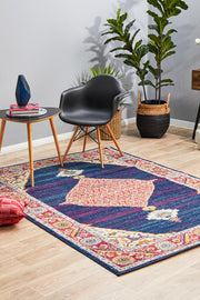 Rhythmic Harmony Royal Blue Rug