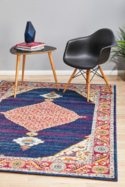 Rhythmic Harmony Royal Blue Rug