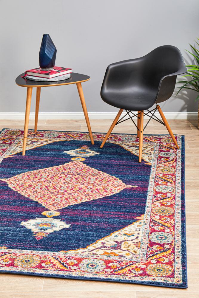 Rhythmic Harmony Royal Blue Rug