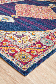 Rhythmic Harmony Royal Blue Rug