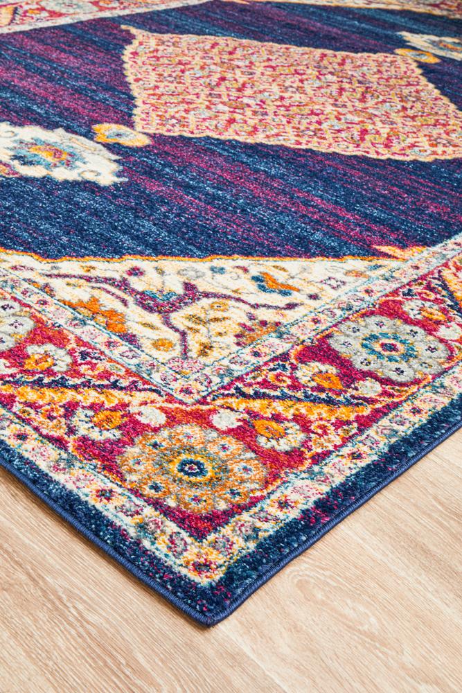 Rhythmic Harmony Royal Blue Rug