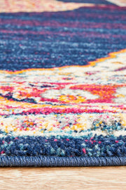 Rhythmic Harmony Royal Blue Rug