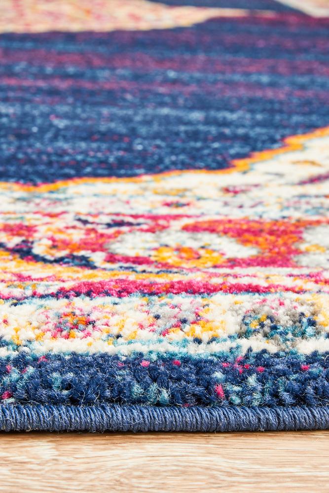 Rhythmic Harmony Royal Blue Rug