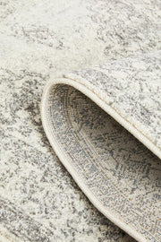 Rhythmic Melodious Silver Runner Rug