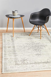 Rhythmic Melodious Silver Rug
