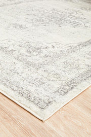 Rhythmic Melodious Silver Rug