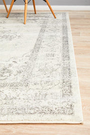 Rhythmic Melodious Silver Rug