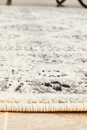 Rhythmic Clear Grey Round Rug