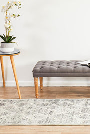 Rhythmic Clear Grey Runner Rug