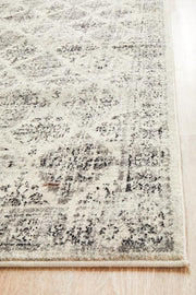 Rhythmic Clear Grey Runner Rug