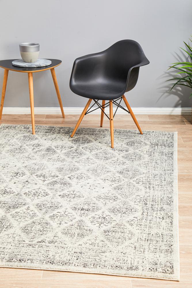 Rhythmic Clear Grey Rug