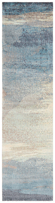 Monet Stunning Blue Runner Rug