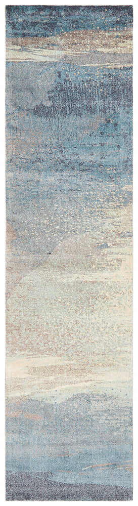 Monet Stunning Blue Runner Rug