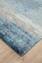 Monet Stunning Blue Runner Rug
