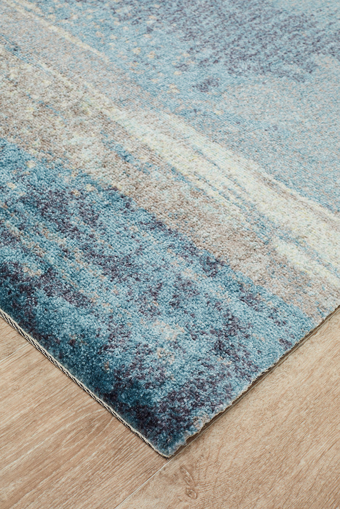 Monet Stunning Blue Runner Rug