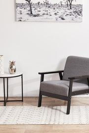 Miter Inozu Silver Runner Rug