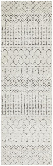 Miter Inozu Silver Runner Rug