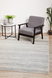 Miter Denize Silver Rug