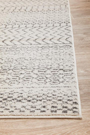 Miter Denize Silver Rug