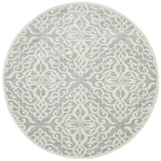 Miter Celsus Silver Round Rug