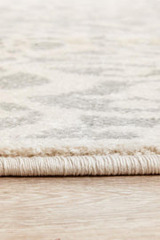 Miter Celsus Silver Round Rug