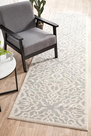 Miter Celsus Silver Runner Rug