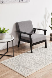 Miter Celsus Silver Runner Rug