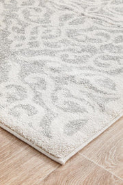 Miter Celsus Silver Runner Rug