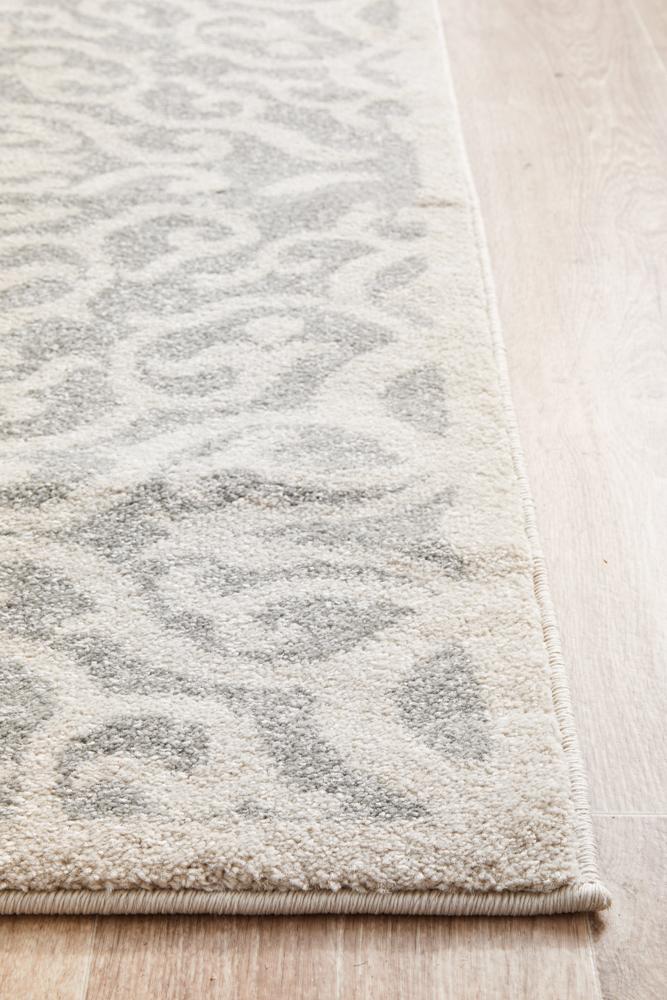 Miter Celsus Silver Runner Rug