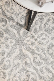 Miter Celsus Silver Runner Rug