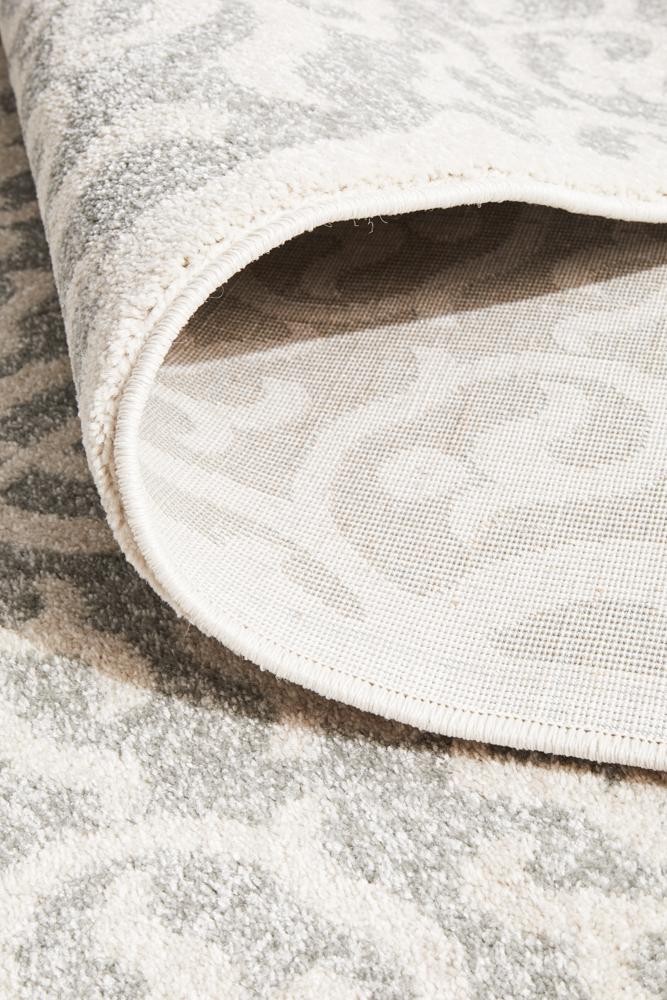 Miter Celsus Silver Runner Rug