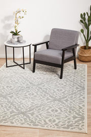 Miter Celsus Silver Rug