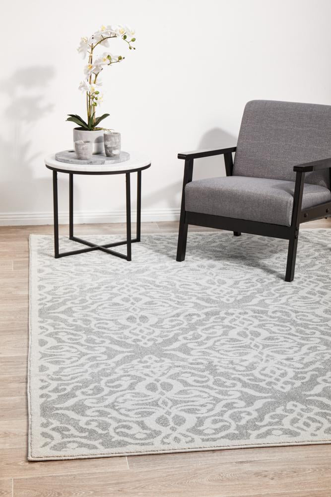 Miter Celsus Silver Rug