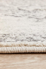 Miter Simena Silver Round Rug