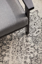 Miter Simena Silver Round Rug