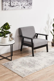 Miter Simena Silver Runner Rug