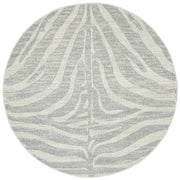 Miter Galata Silver Round Rug