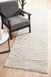 Miter Galata Silver Runner Rug