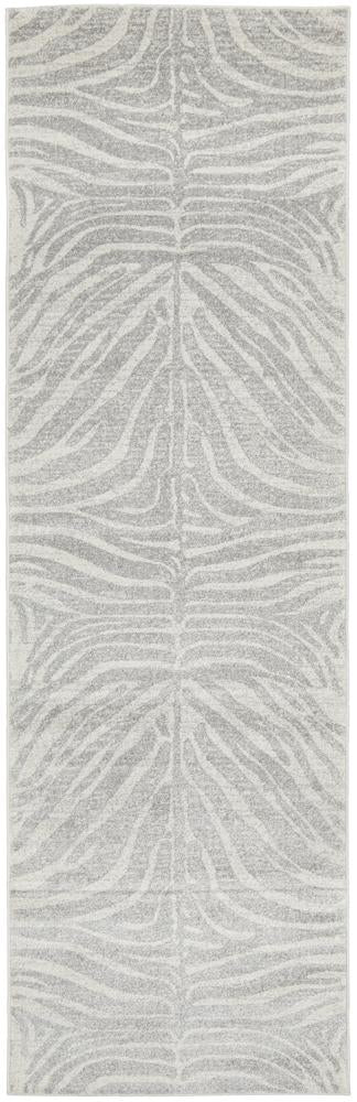 Miter Galata Silver Runner Rug