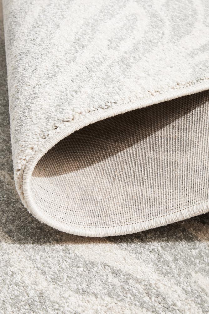 Miter Galata Silver Runner Rug