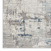 Glamor Charm Light Grey Runner Rug