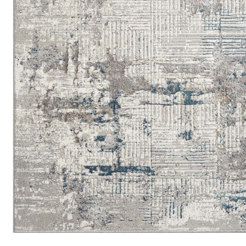 Glamor Charm Light Grey Runner Rug