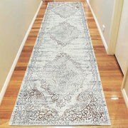 Glamor Beauty Cream Runner Rug