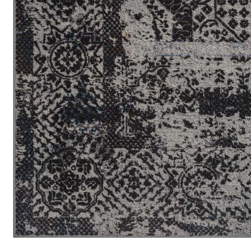 Klare Definite Dark Grey Runner Rug