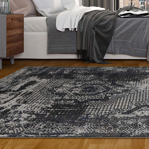 Klare Definite Dark Grey Rug