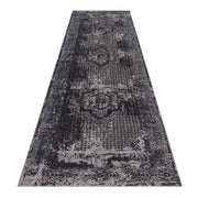 Klare Definite Dark Grey Runner Rug
