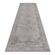 Klare Definite Light Grey Runner Rug